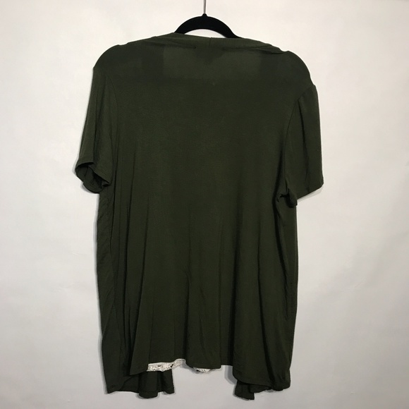 Naif Beige and Green Cardigan Top XL - Picture 4 of 6